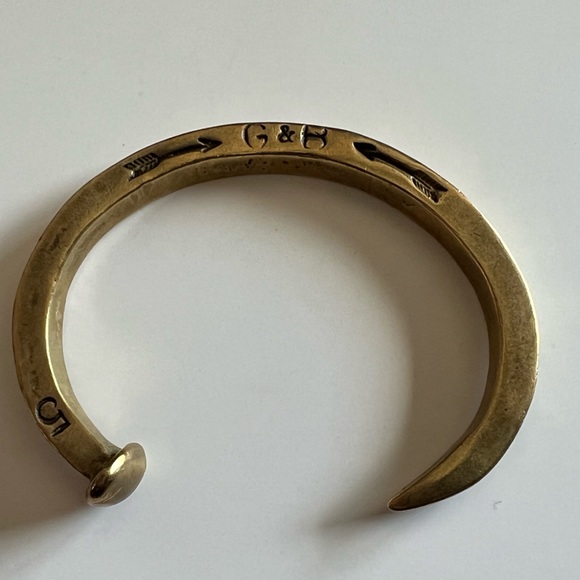 Giles & Brother Railroad Spike Cuff Bracelet - Picture 3 of 3